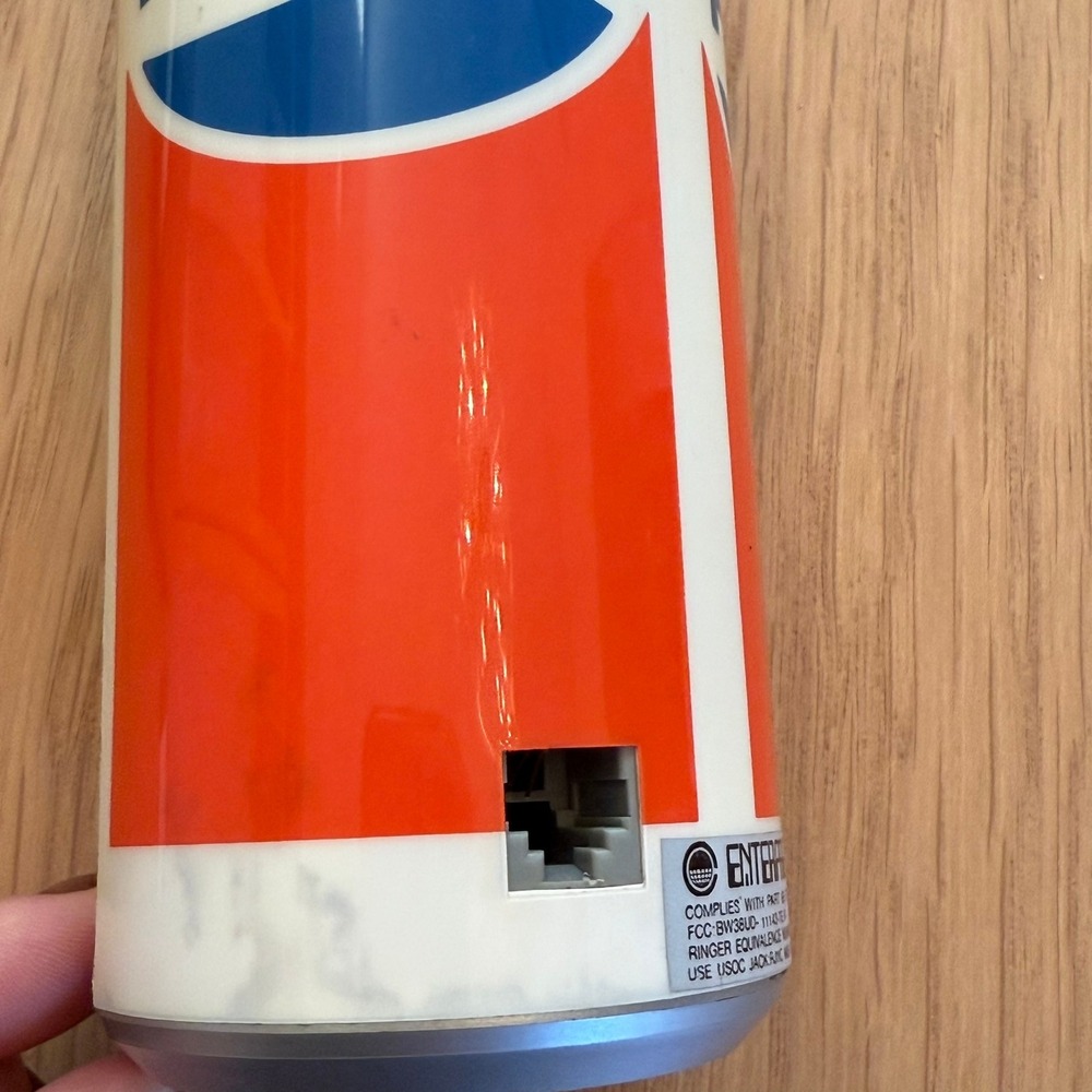 Vintage Pepsi Can Telephone Phone Enterprex Novelty Soda Push‎ Button Untested